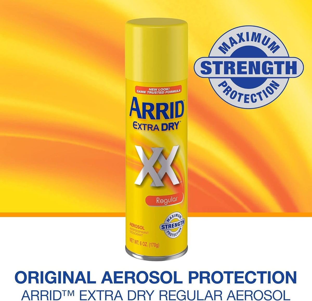 Antiperspirant Deodorant Spray 3-Pack - Max Dry, Fresh Scent for Men & Women