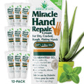 Hand Repair Cream with Aloe Vera - Moisturizing & Rejuvenating 1 oz Tube (12-Pack)