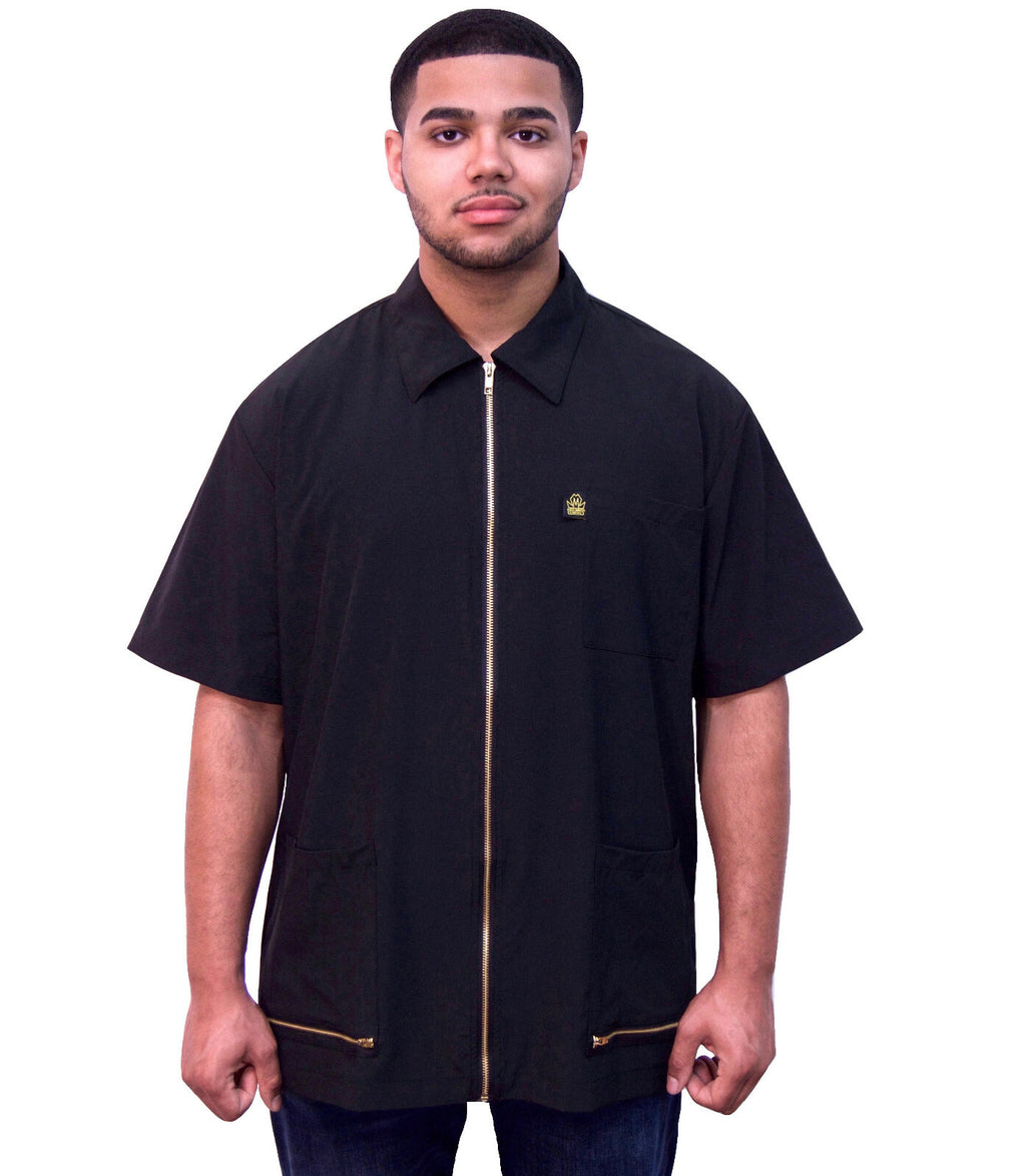 Professional Barber Jacket for Men - Durable, Water & Hair Resistant Smock