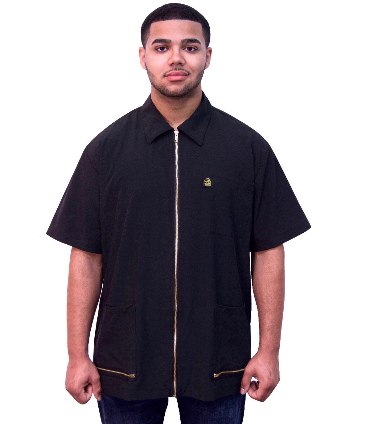 Professional Barber Jacket for Men - Durable, Water & Hair Resistant Smock