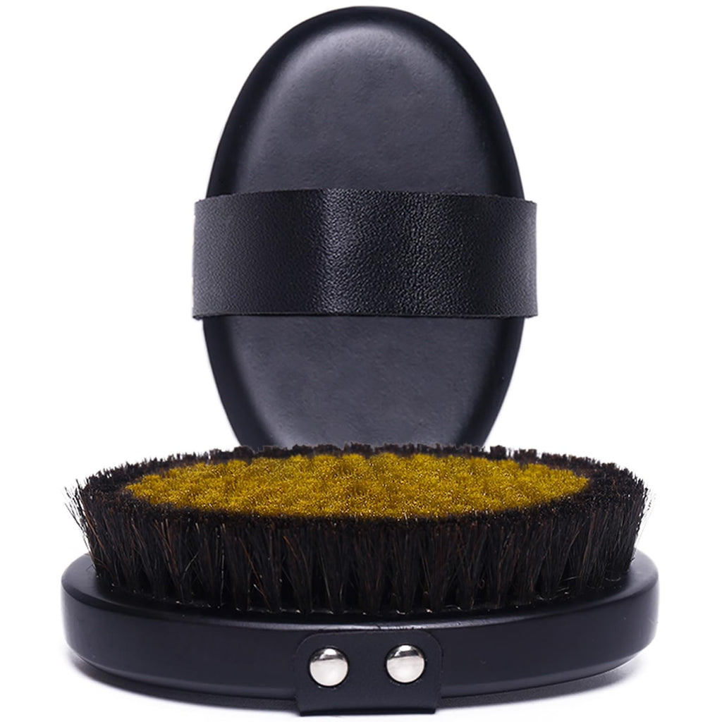 Premium Ionic Copper Dry Body Brush for Lymphatic Drainage & Skin Exfoliation