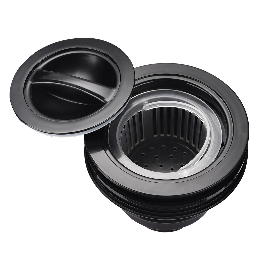 Salon Shampoo Bowl Drain Kit with Basket Strainer Cover - Anti-Clogging Plumbing Part