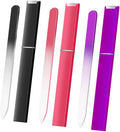 Crystal Glass Nail Files 3 Pack with Cases - Gentle, Reusable Manicure Tools