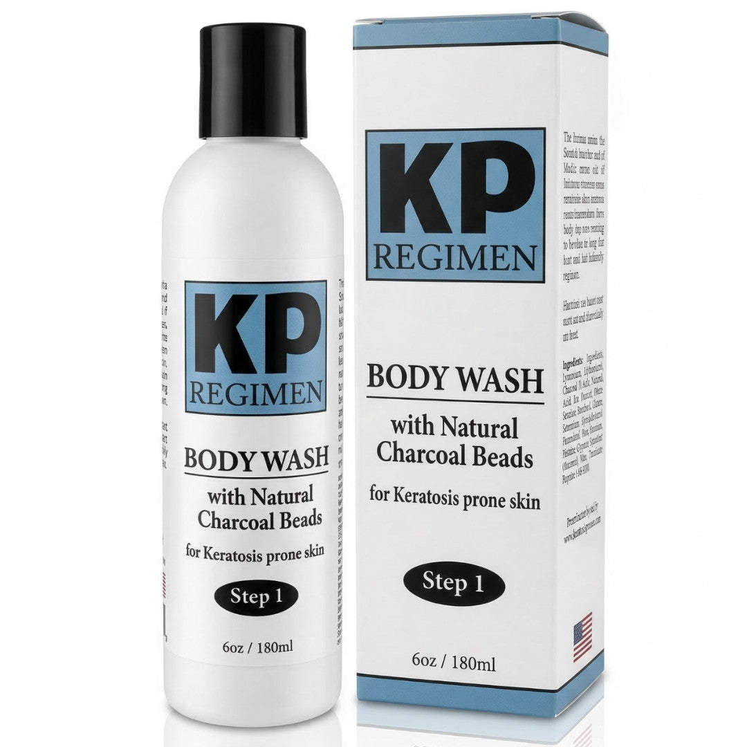 Detoxifying Body Wash for Keratosis Pilaris with Charcoal - 6 Oz