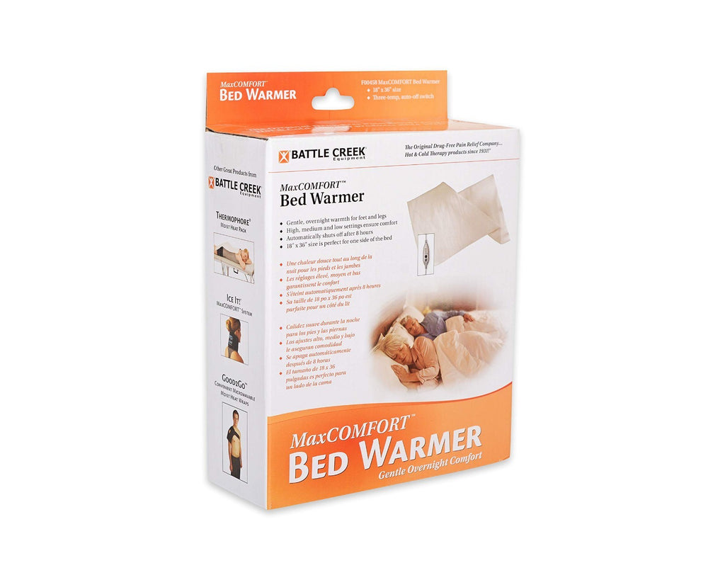 Electric Bed Warmer with 3 Heat Settings & Auto Shut-Off - Cozy All-Night Comfort