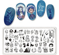 Nail Stamping Plate QL137 - Corpse Bride Theme for Nail Art
