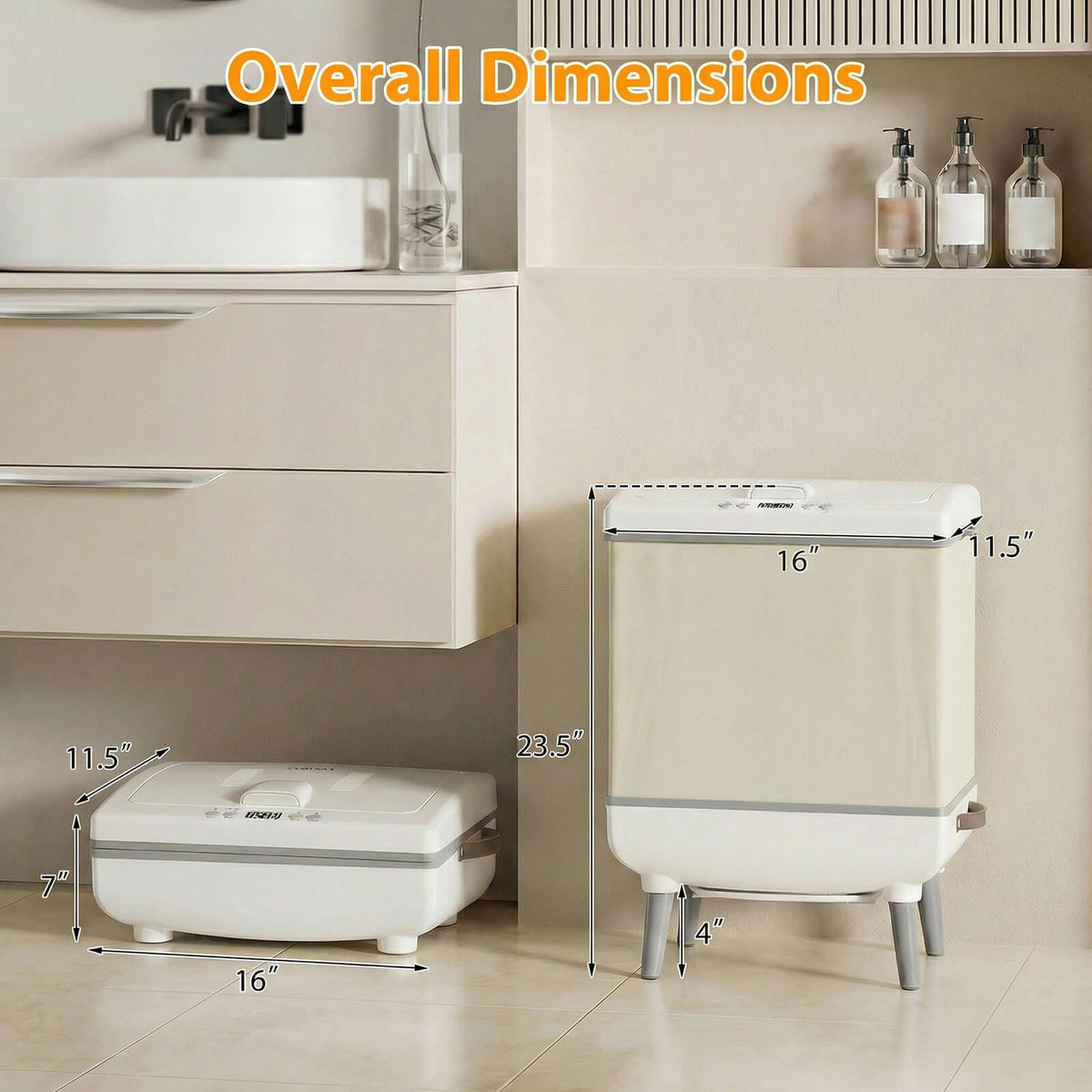 Large 35L Towel Warmer with Heating, Drying, Timer & Child Lock