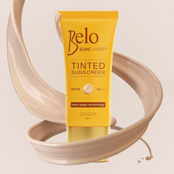 Tinted Sunscreen SPF50 with Skin Tone Adapt Technology - 50ml Pack of 4
