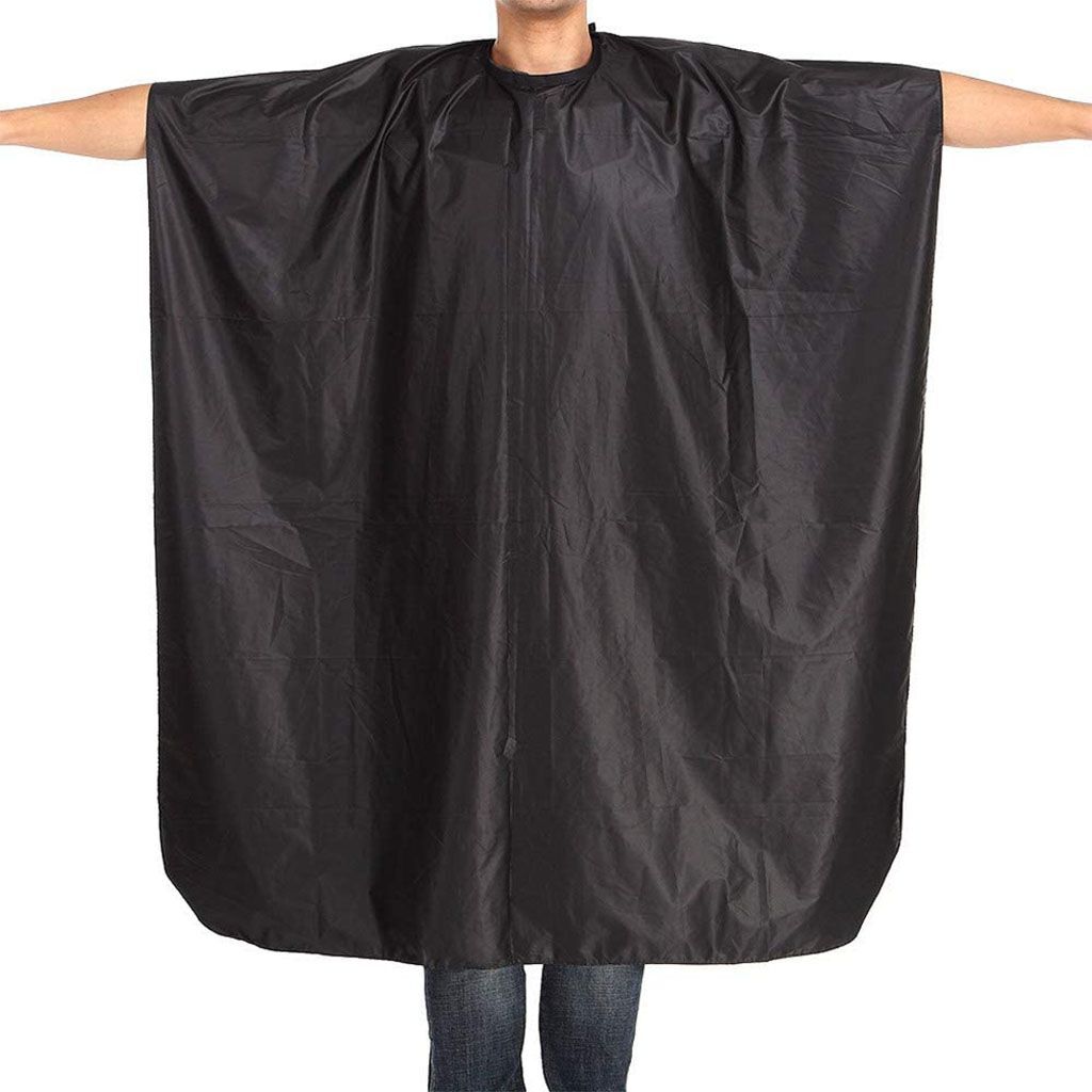 Hair Cutting Cape Salon Hairdresser Gown with Brush - Waterproof Nylon Apron