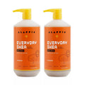 Unscented Shea Body Wash 32 oz Pack of 2 - Natural, Moisturizing, SLS-Free