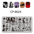 Nail Stamping Plate CP8024 Breaking Bad Nail Art Design