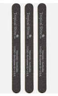 Tropical Shine Nail File 80/80 Grit Coarse Nail Buffer 3 Pack - Washable & Reusable