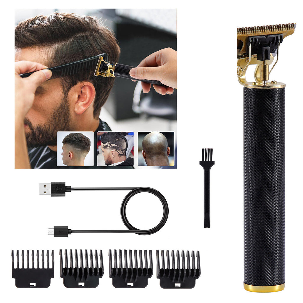 Cordless Hair Trimmer with T-Blade, Wireless Portable Grooming Tool