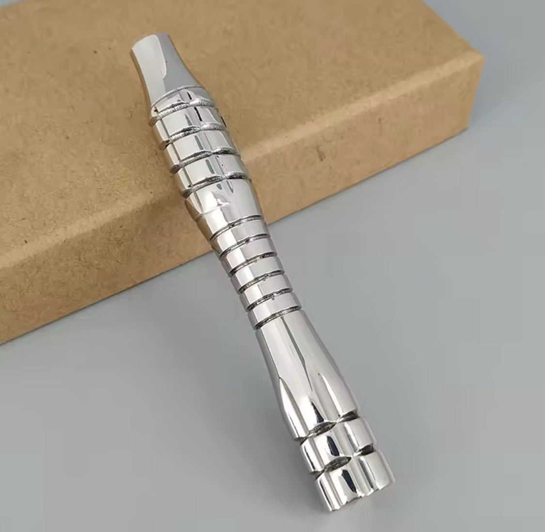 Stainless Steel Safety Razor Handle CNC Spiral Options for Double Edge Razors