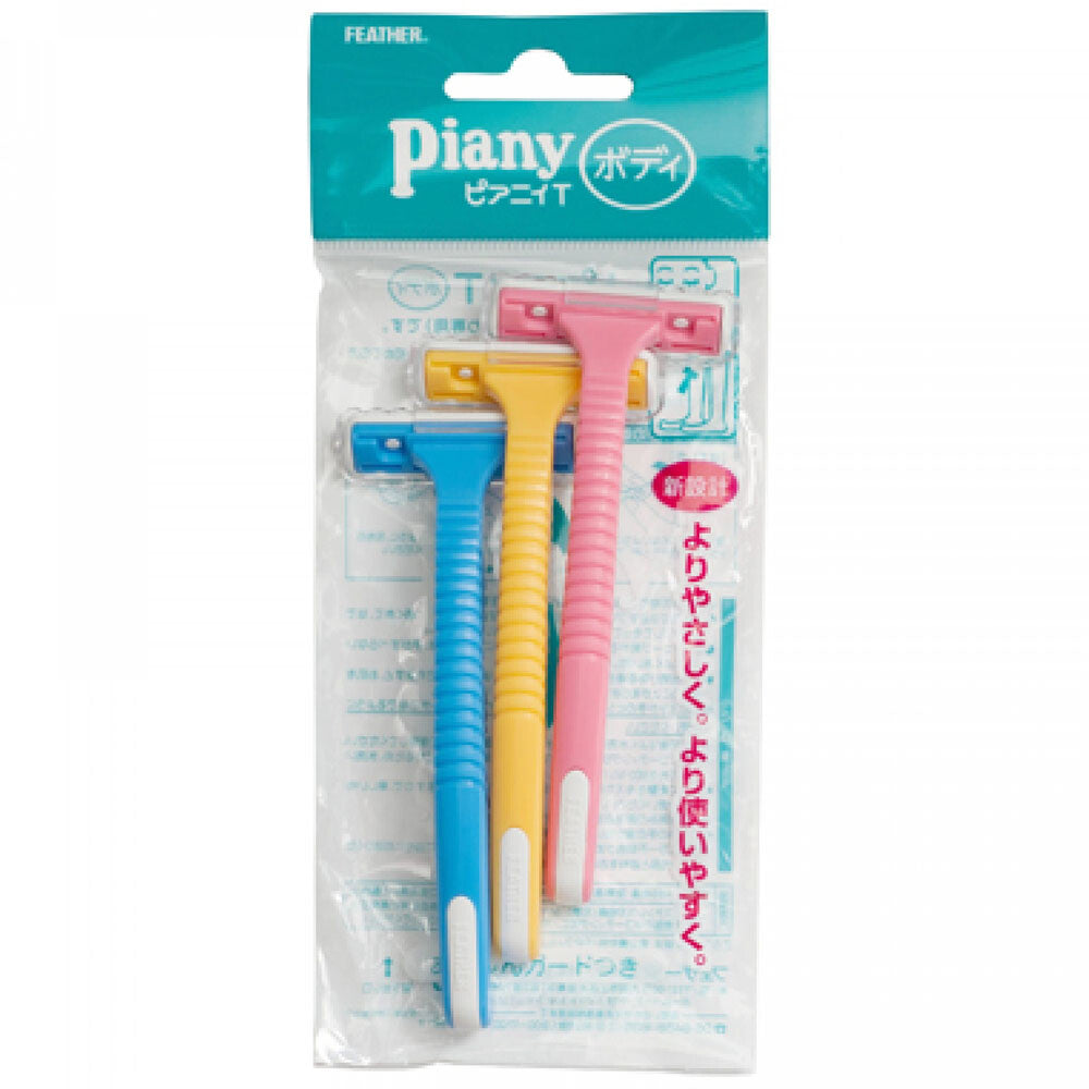 Body Shaving Razor Set 3 Pieces with Guard for Arms, Legs, Underarms