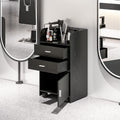 Rolling Hair Styling Station Barber Cabinet Salon Trolley with Storage