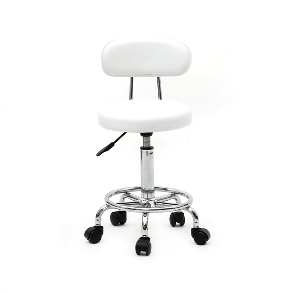 Adjustable Hydraulic Spa Salon Stool with Backrest