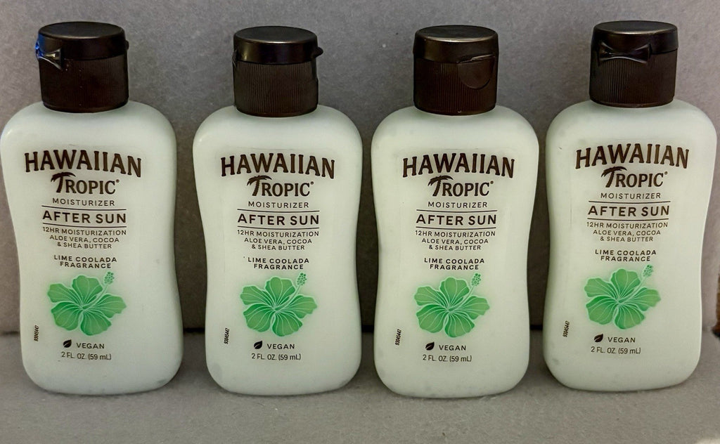 Hawaiian Tropic Lime Coolada After Sun Lotion Travel Size 2 fl oz - 4 Pack
