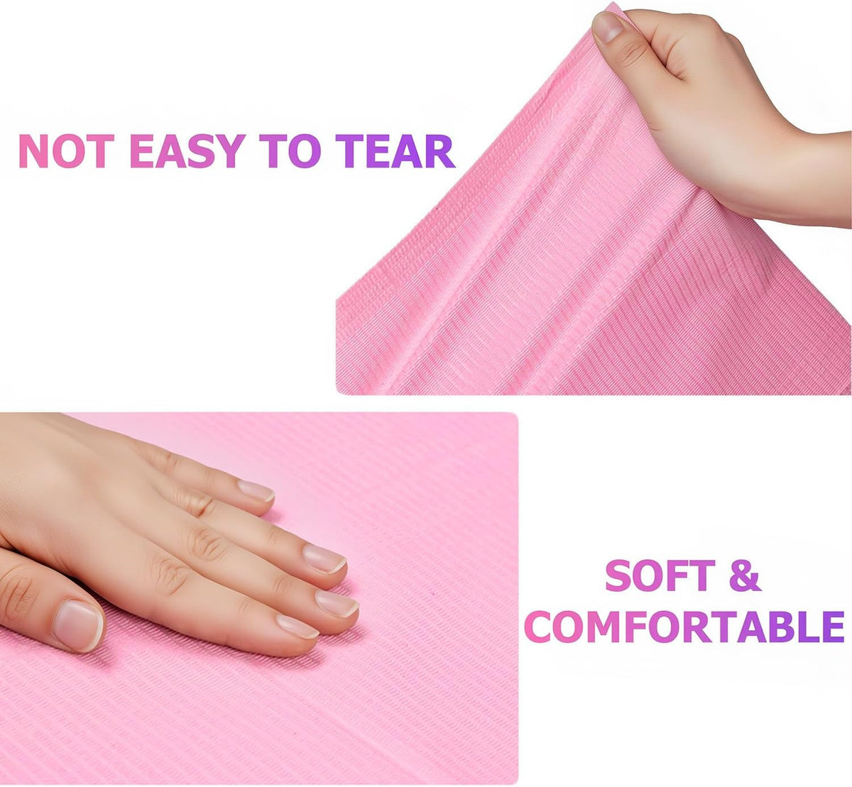 Disposable Nail Mat Set - Waterproof 18x13 Inches for Manicure & Pedicure