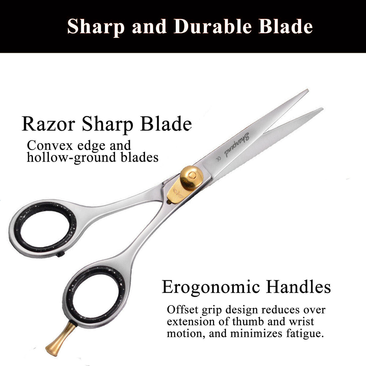 Professional Hairdressing Scissors & Thinning Shears - 5.5 to 7 Inches