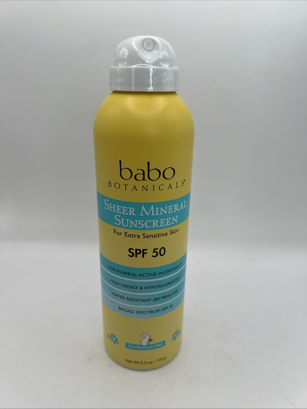 Mineral Sunscreen Spray SPF 50 Water-Resistant Sun Protection