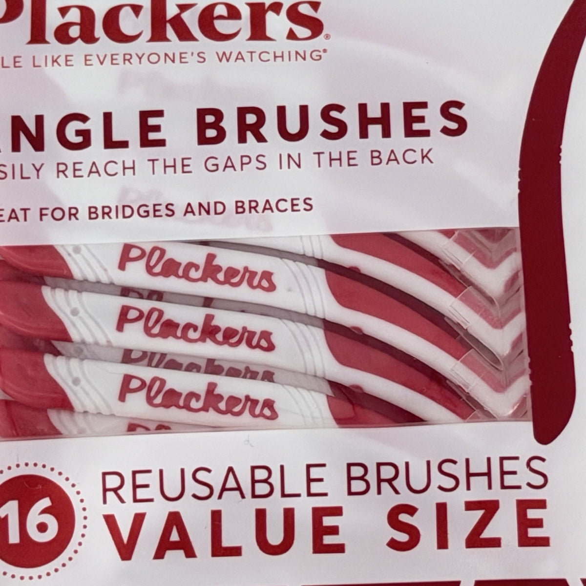 Interdental Brushes Moderate 16-Count Value Pack for Oral Cleaning