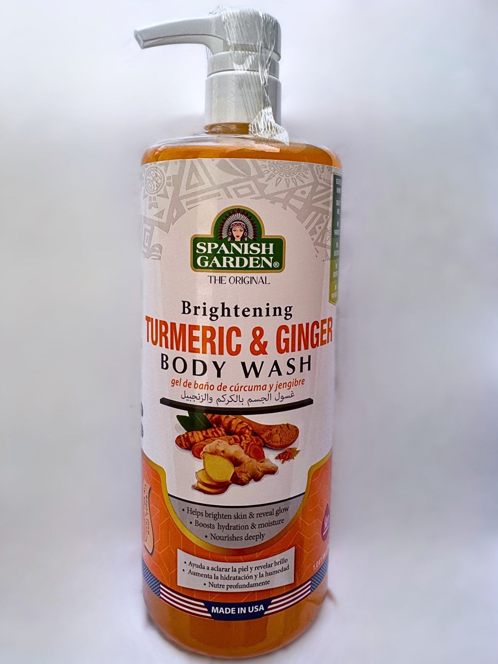 Brightening Turmeric & Ginger Body Wash - 32 fl oz for All Skin Types