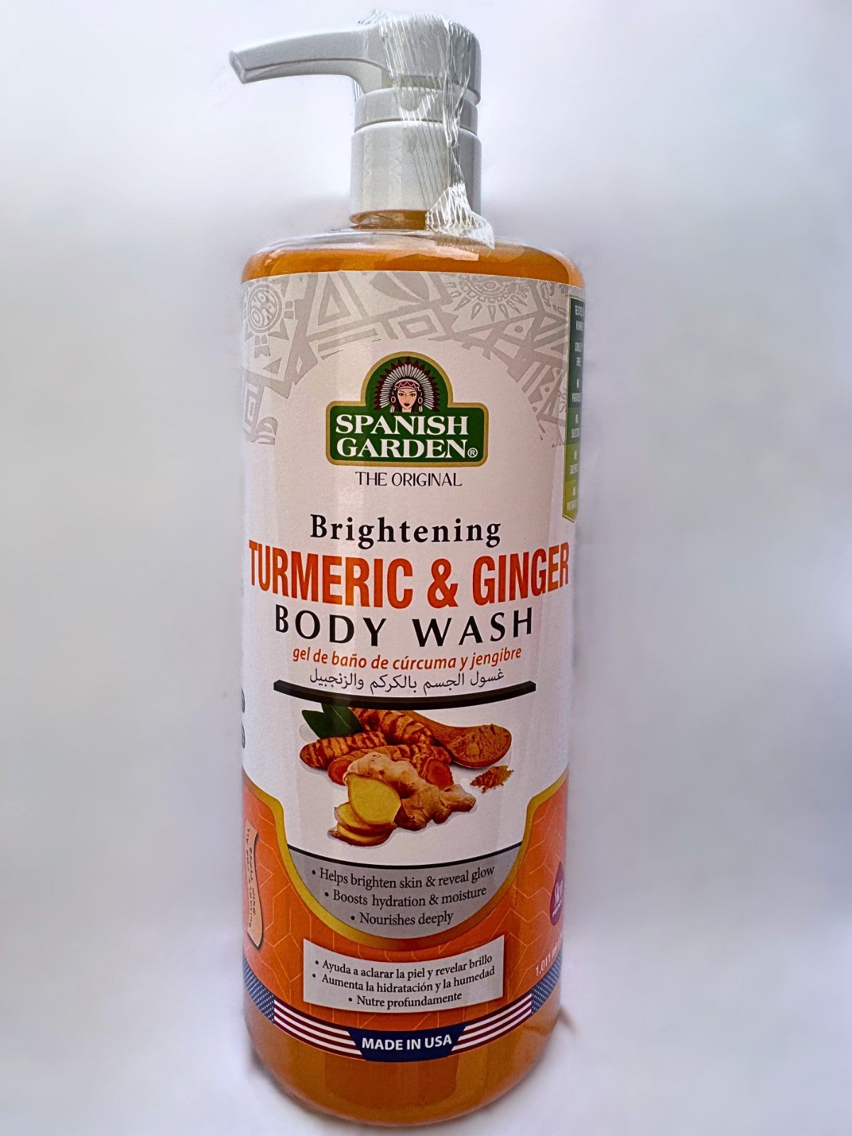 Brightening Turmeric & Ginger Body Wash - 32 fl oz for All Skin Types
