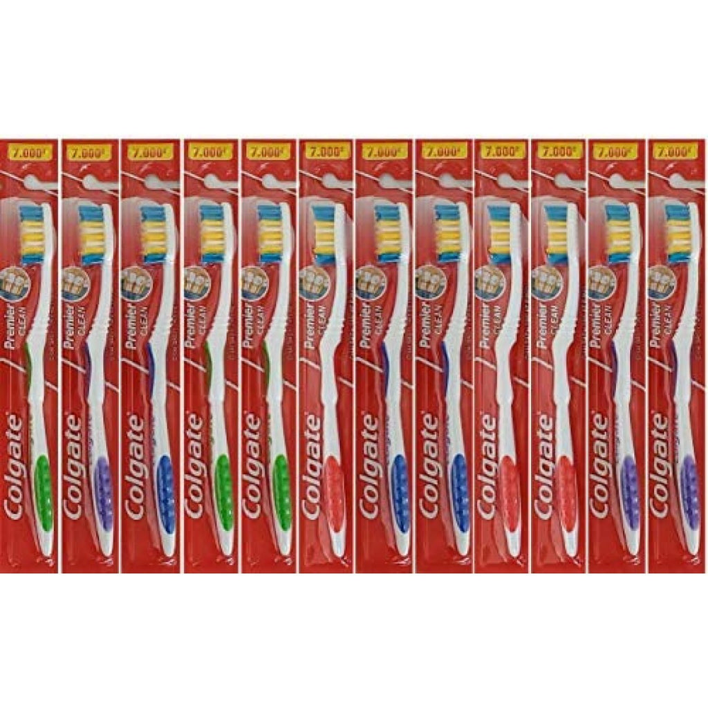 Bulk Pack of 12 Soft Bristle Toothbrushes for Adults & Teens
