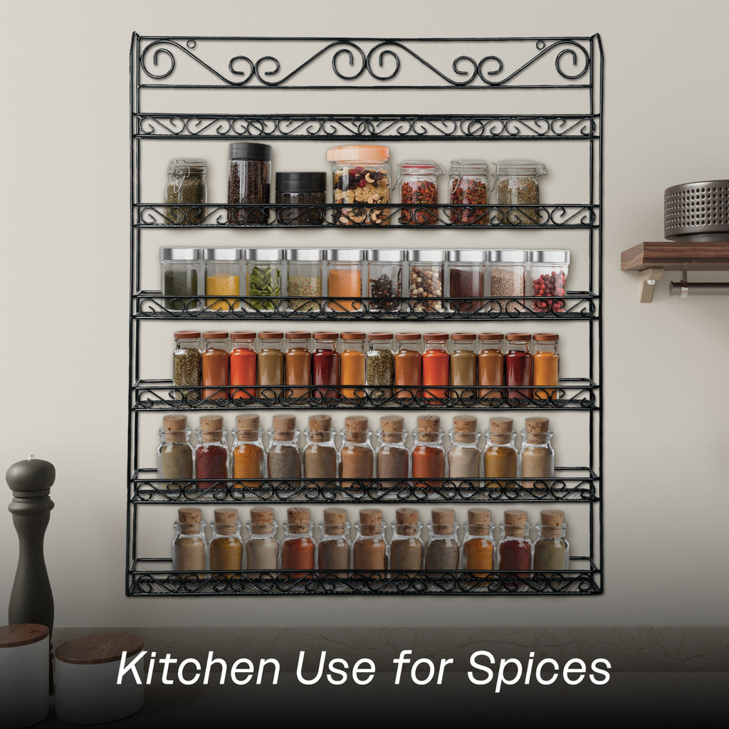 Wall Mounted Nail Polish Display Organizer Rack Holds Up To 100 Bottles