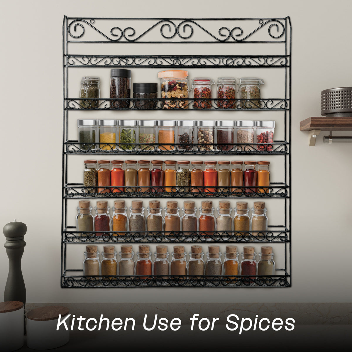 Wall Mounted Nail Polish Display Organizer Rack Holds Up To 100 Bottles