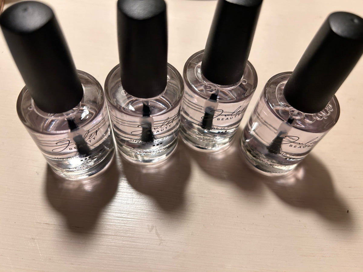 Julep Strength 3-in-1 Base & Top Coat Nail Hardener Super Size - 4 Pack