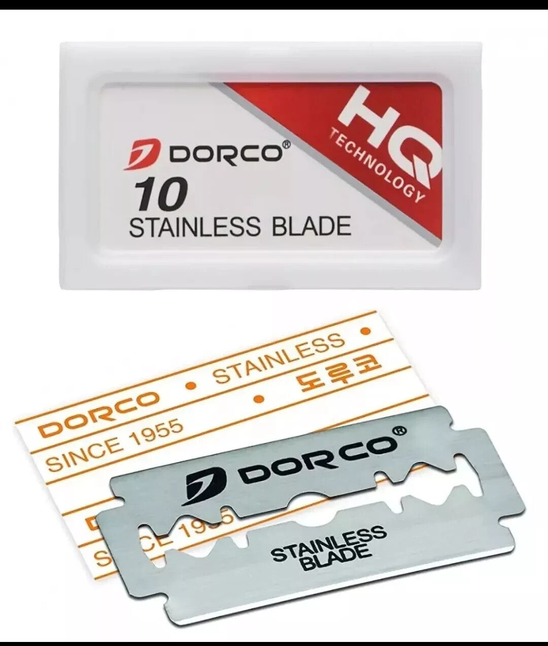 1000 Double Edge Razor Blades Platinum-Coated Stainless Steel - Universal Compatibility
