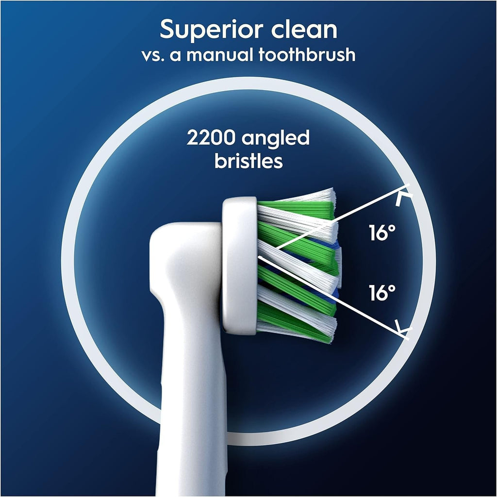 Electric Toothbrush Replacement Heads - Cross Action Bacterial Protection, 4 Pack