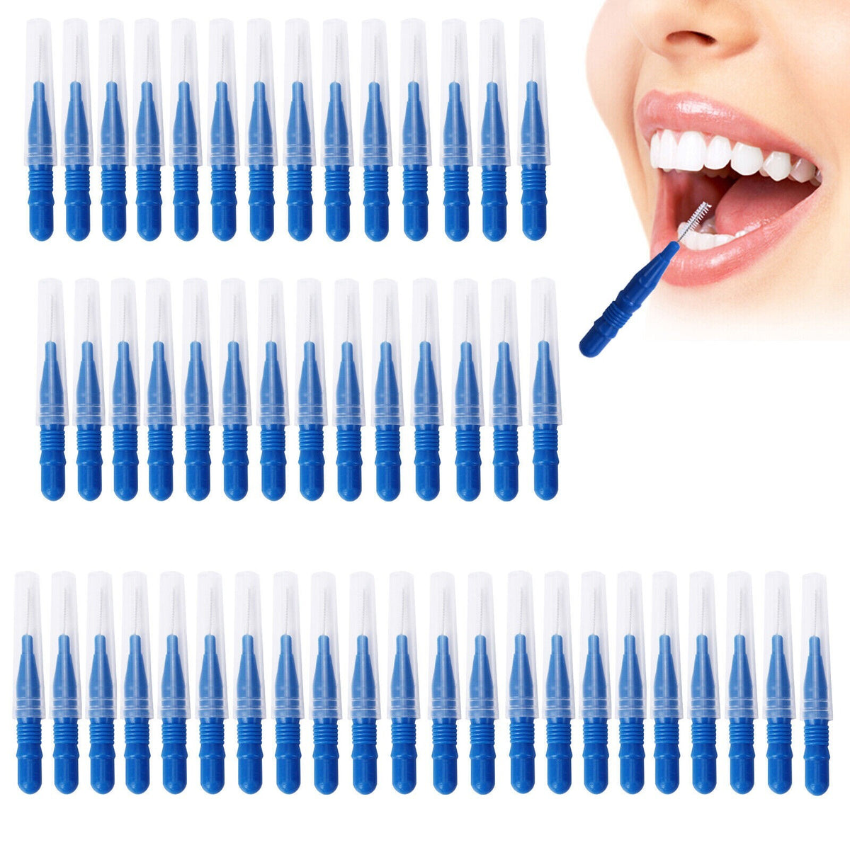 Dental Orthodontic Floss & Interdental Brush Pack - Teeth Cleaning Tool Set