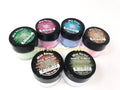 Nail Art Acrylic Powder Set - 6 Glow in the Dark Colors for Professional Manicures