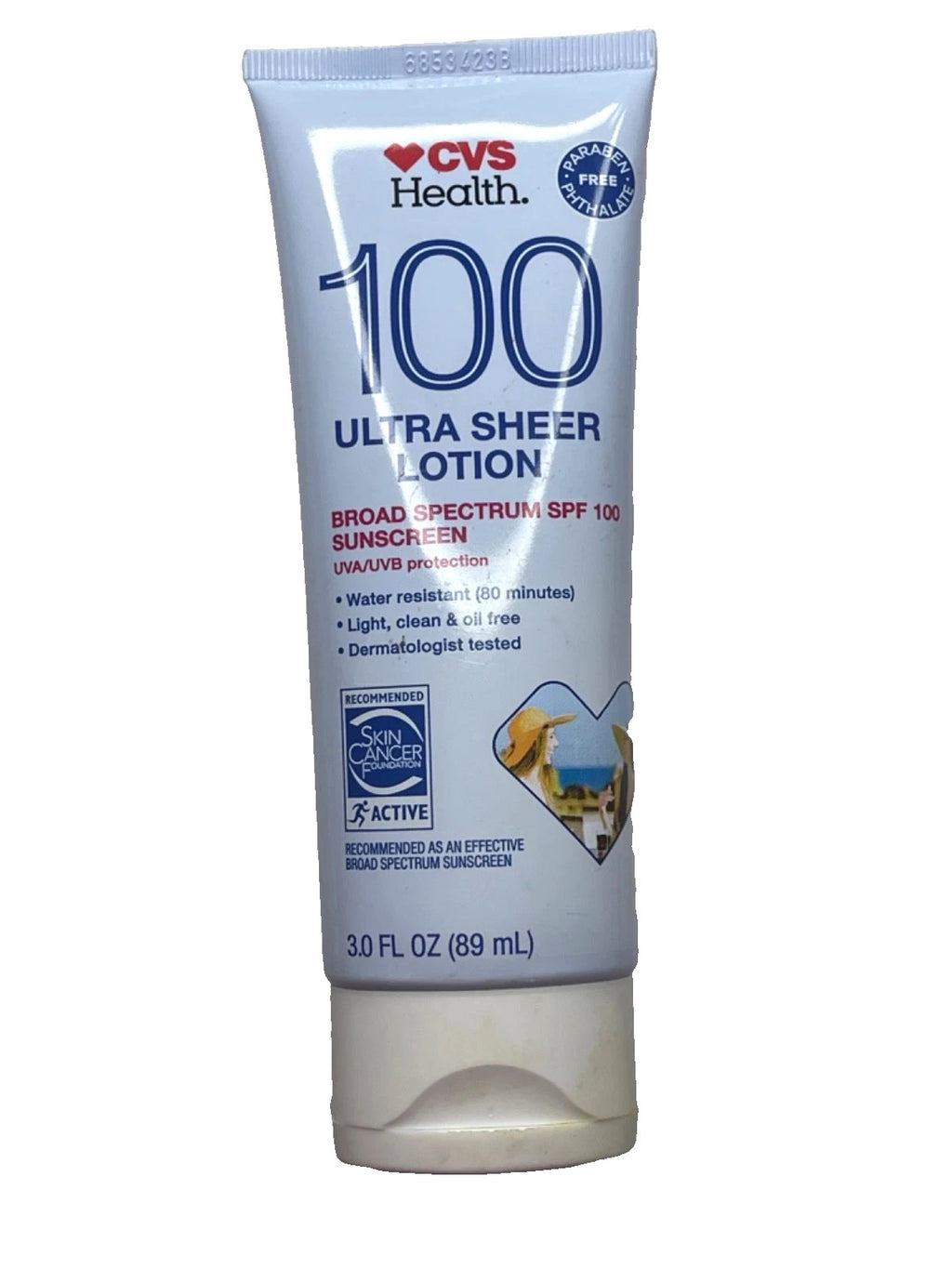 SPF 100 UVA/UVB Ultra Sheer Sunscreen Lotion - 3 oz