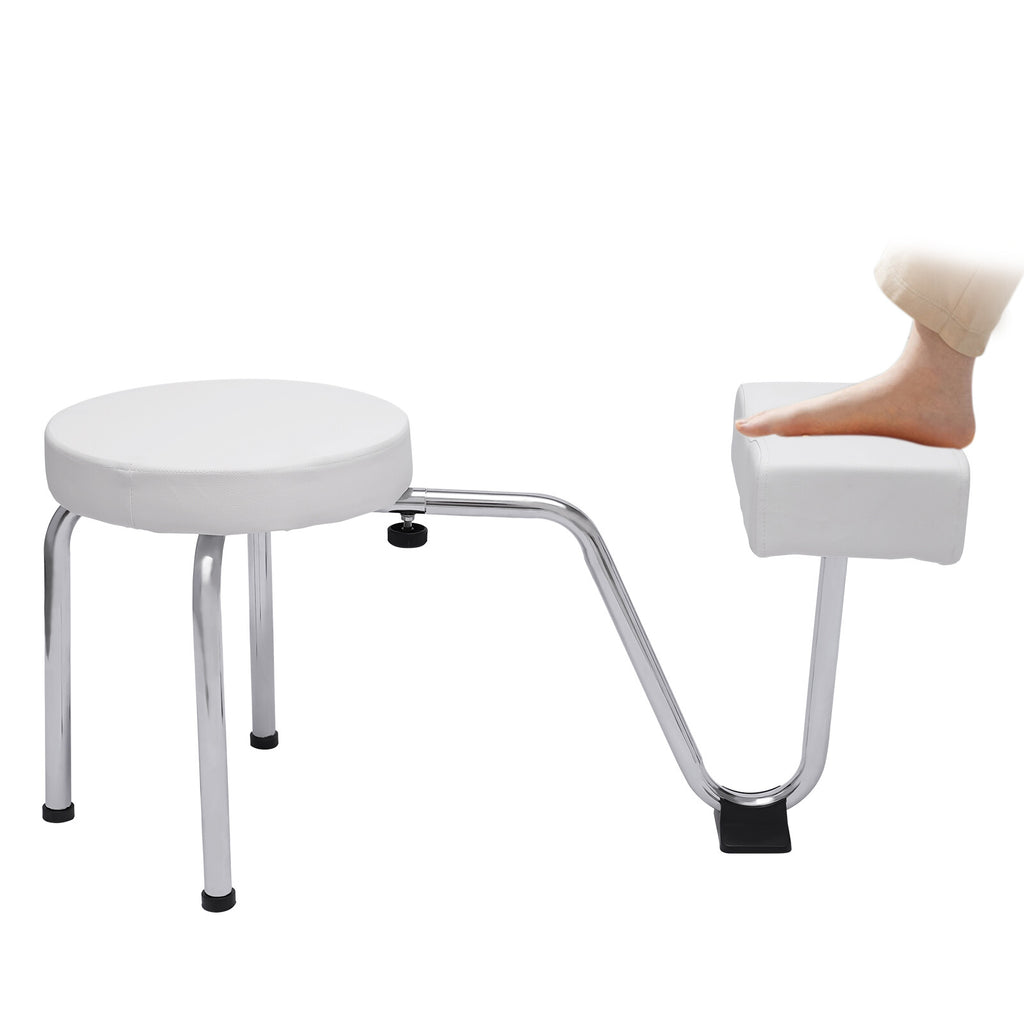 Adjustable Pedicure Foot Rest Stool Chair for Salon & Spa