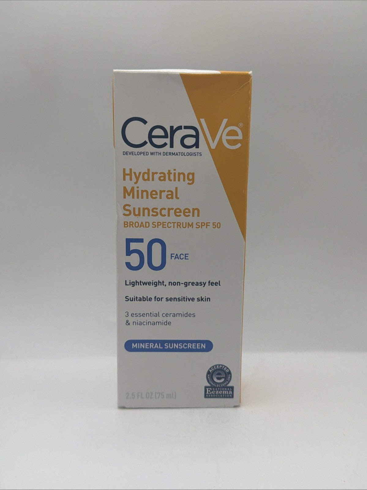 Mineral Sunscreen SPF 50 Face Sunscreen 2.5 oz Hydrating Sunblock