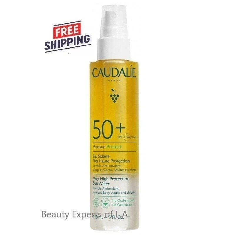 High SPF 50+ Sun Water Spray for Face, Body & Hair - Vegan & Water-Resistant