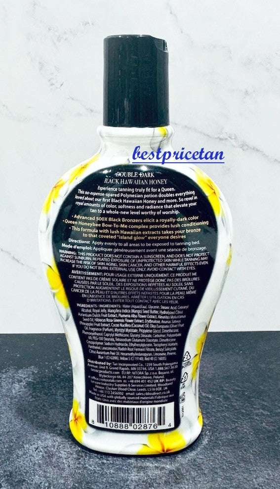 Black Bronzer Tanning Lotion with Hawaiian Extracts 7.5oz - Ultra Dark
