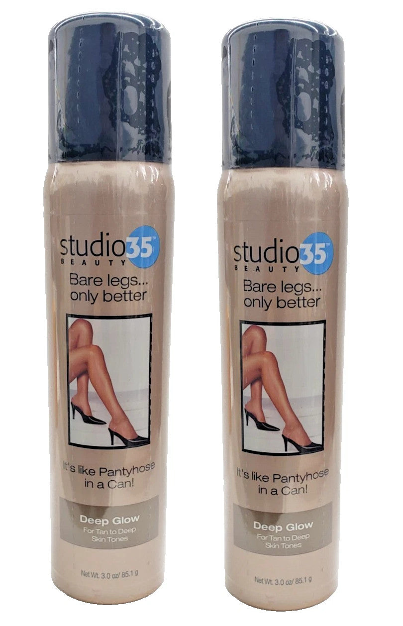 (2 Pack) Bare Legs Tinted Leg Makeup - Light & Medium Shades 3.0 oz