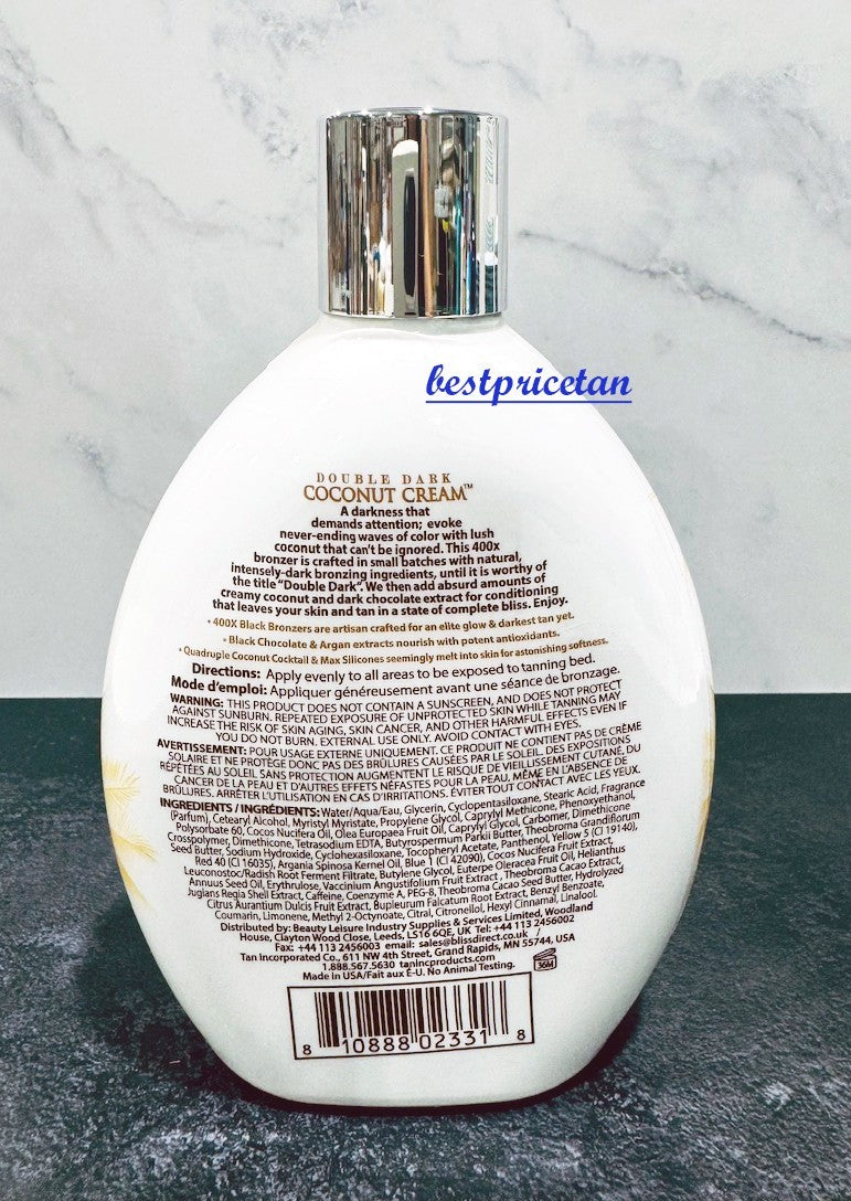 Dark Coconut Bronzers - Double Dark Tanning Formula 13.5 oz