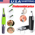 Electric Nose & Ear Hair Trimmer for Men & Women - Painless Facial Grooming Kit