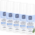 Fragrance-Free Liquid Deodorant Roll-On Pack of 6 - Natural Mineral Formula