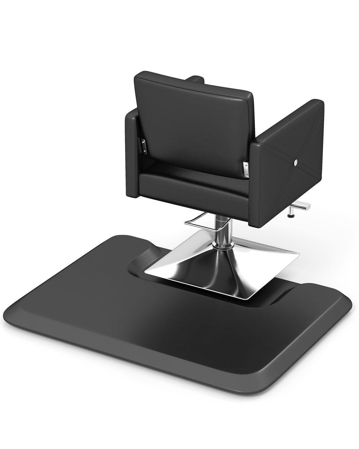 Anti-Fatigue Salon Chair Floor Mat 4x3 ft Non-Slip Waterproof 1/2" Thick