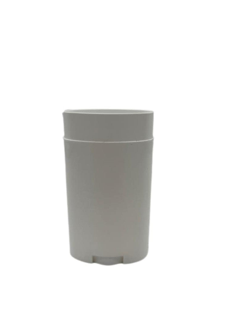 Refillable Oval Deodorant Container 2.65oz Twist-Up Plastic Tube - Reusable & Eco-Friendly