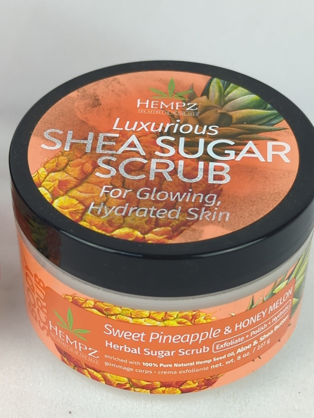 Lot Of 2 Shea Sugar Body Scrubs - Pineapple & Honey Melon