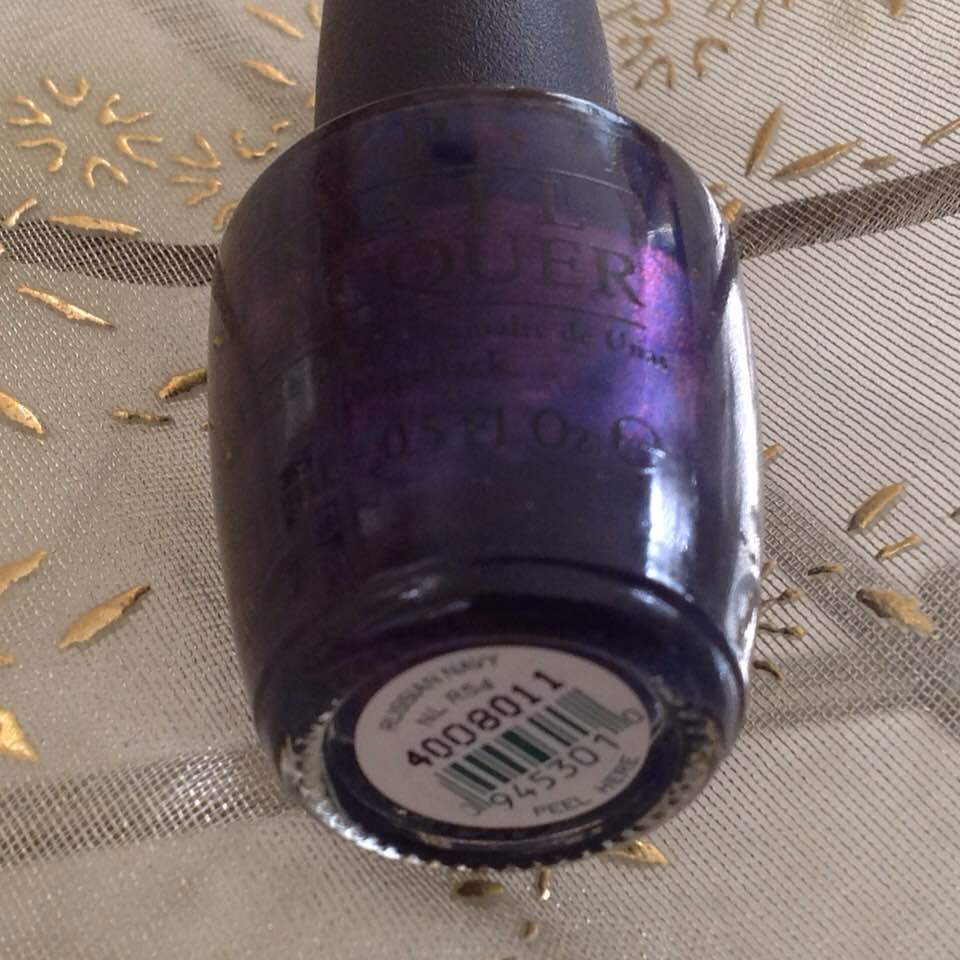 OPI Nail Lacquer Polish Russian Navy Full Size - New, 15ml