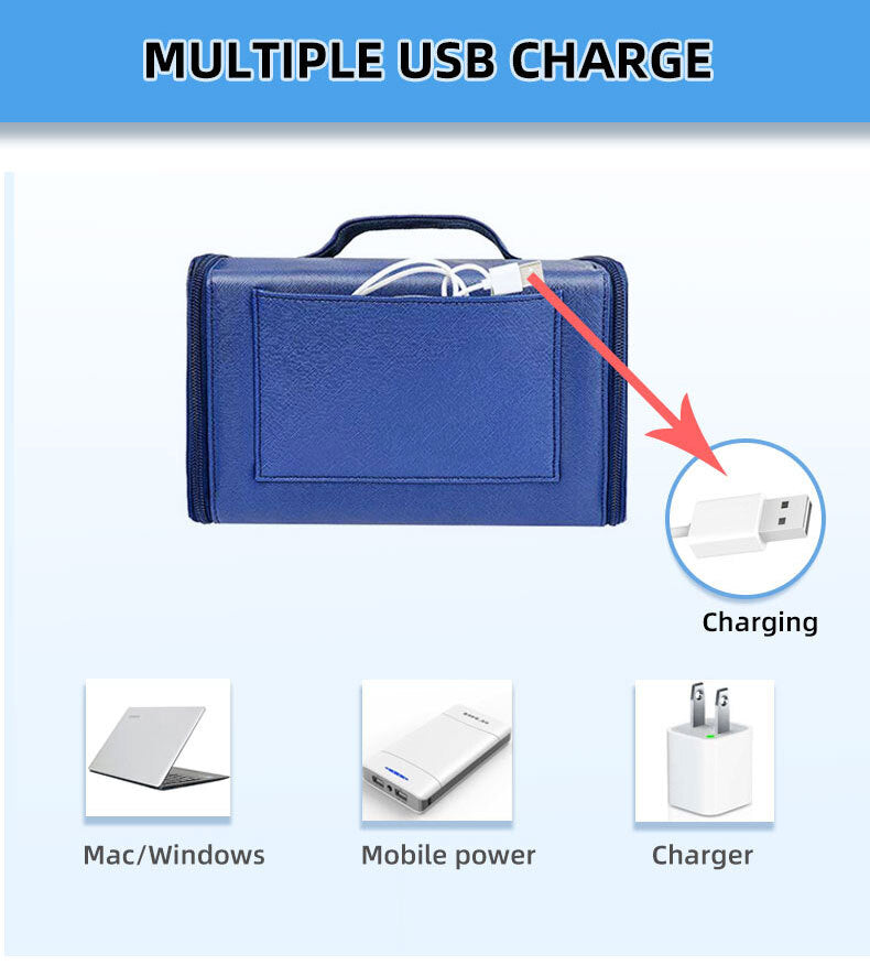 Portable UV Sterilizer Bag Foldable Disinfection Box UVC LED Light